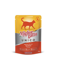Load image into Gallery viewer, Morando Migliorgatto Unico Turkey Mousse 85g (3 packs) - Dogs And The City Online
