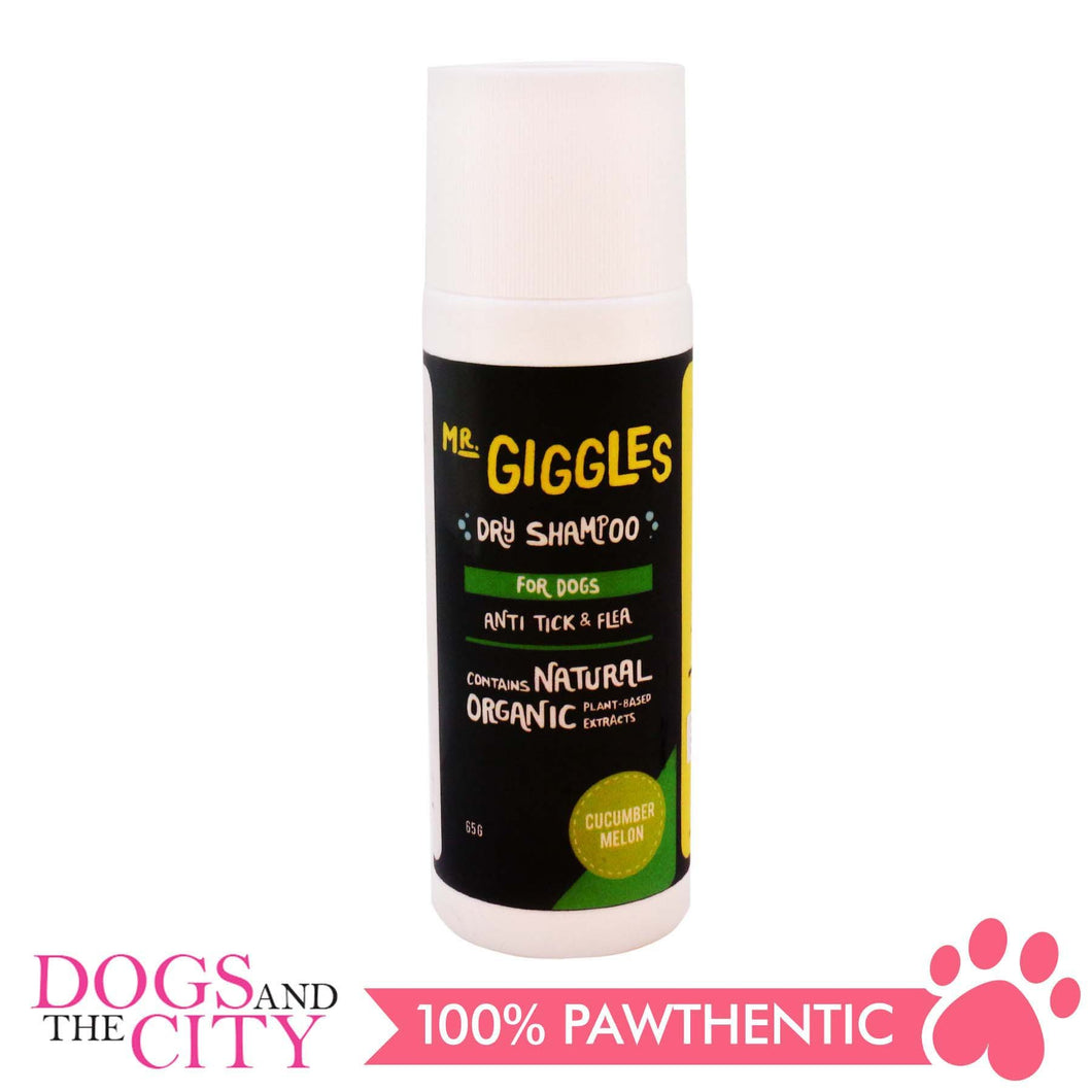 Mr. Giggles Dry Shampoo Cucumber Melon 65g - All Goodies for Your Pet