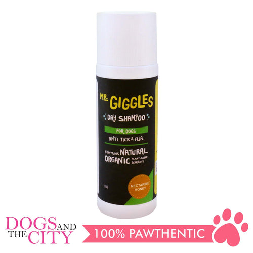 Mr. Giggles Dry Shampoo Nectarine Honey 65g - All Goodies for Your Pet