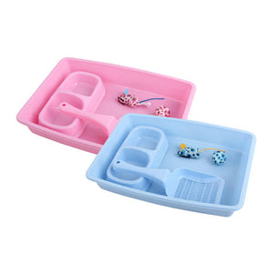 Pawise 28948 4-Piece Cat Starter Kit Pink - All Goodies for Your Pet