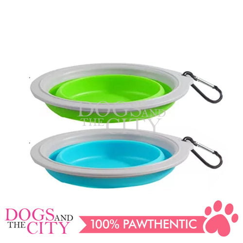 PAWISE 11003 Collapsible Pet Bowl for Dog and Cat 680ml 14cm*5cm