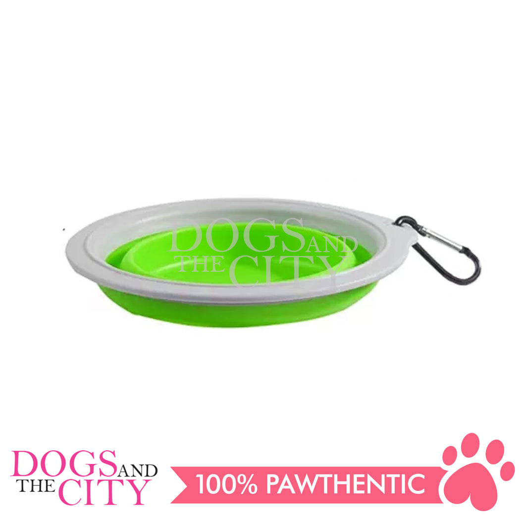 PAWISE 11003 Collapsible Pet Bowl for Dog and Cat 680ml 14cm*5cm