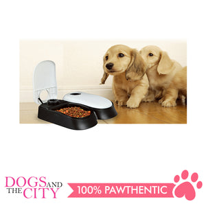 Pawise 11082 Pet Automatic Feeder Double 27x7x24cm - All Goodies for Your Pet