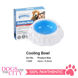 Pawise 11086 Cooling Ice Pet Bowl for Dog and Cat 475ml Keeps Water Cool and Fresh for Hours