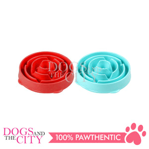 PAWISE 11094 Dog Droplet Slow Feeder Interactive Pet Bowl - Large 30cm