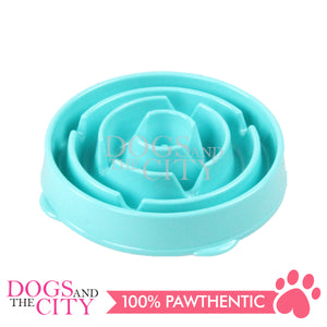 PAWISE 11093 Dog Droplet Slow Feeder Interactive Pet Bowl - Small 22cm