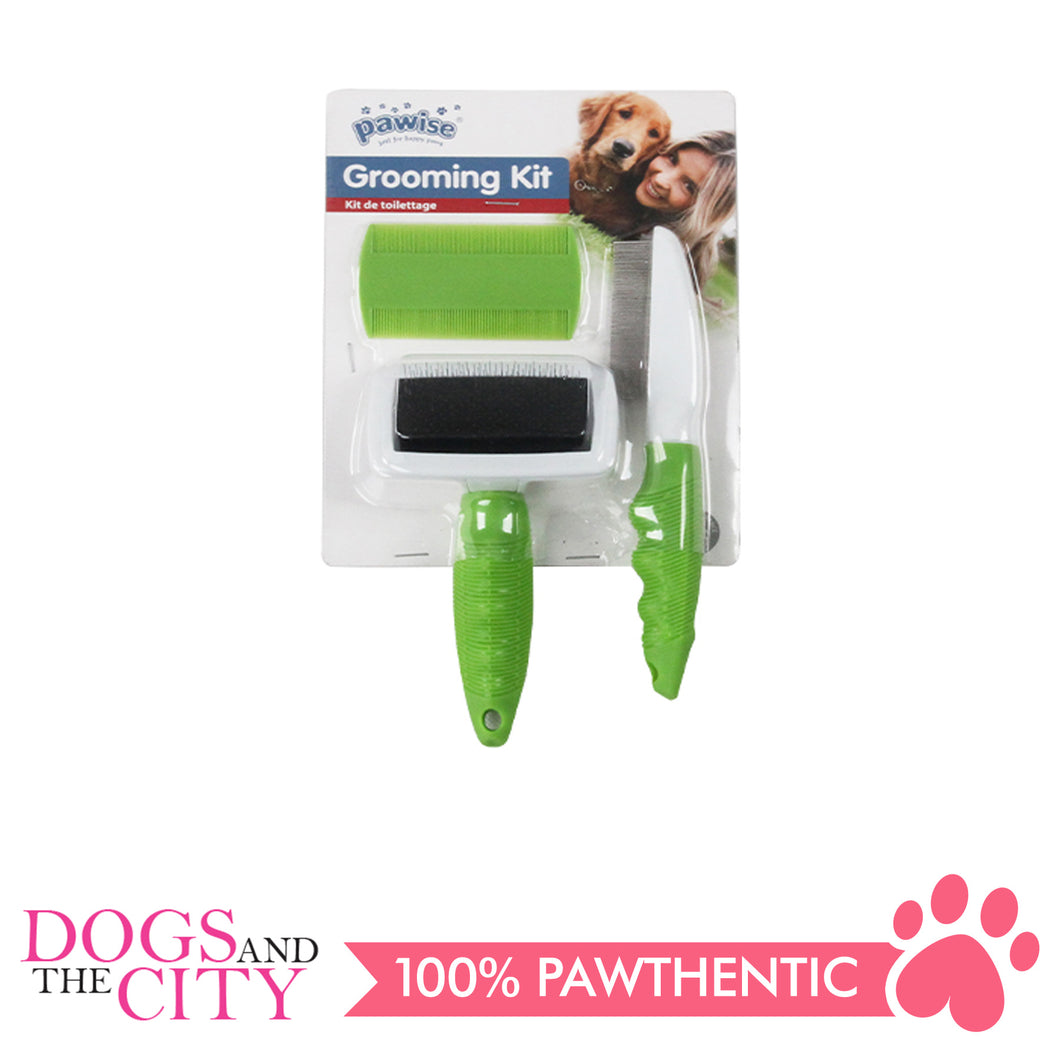 Pawise 11487 Pet Brush & Comb Set - All Goodies for Your Pet