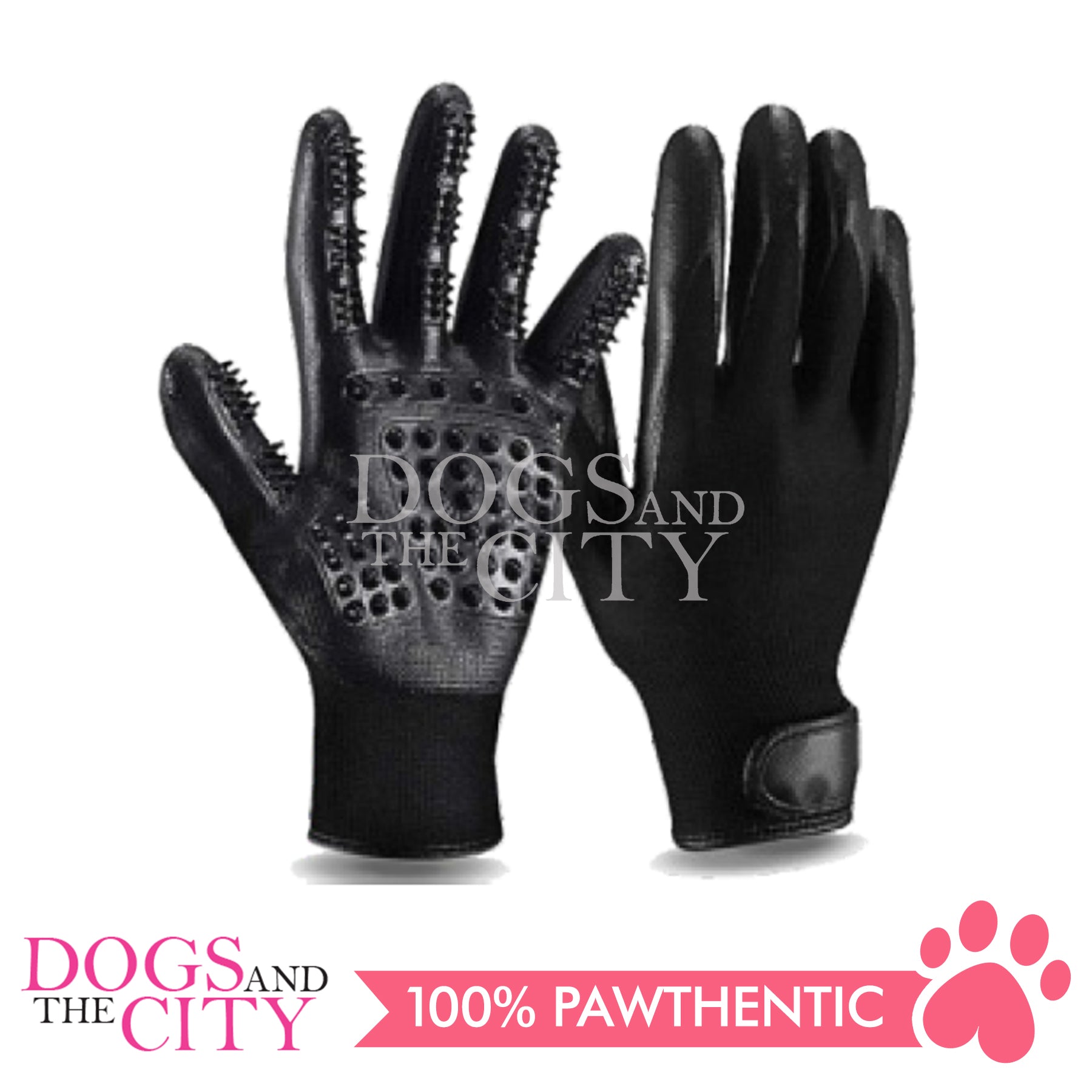 Pet deshedding outlet glove