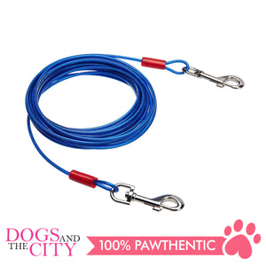 Pawise 11511 Tie Out Cable for Dogs 15ft up to 60lbs