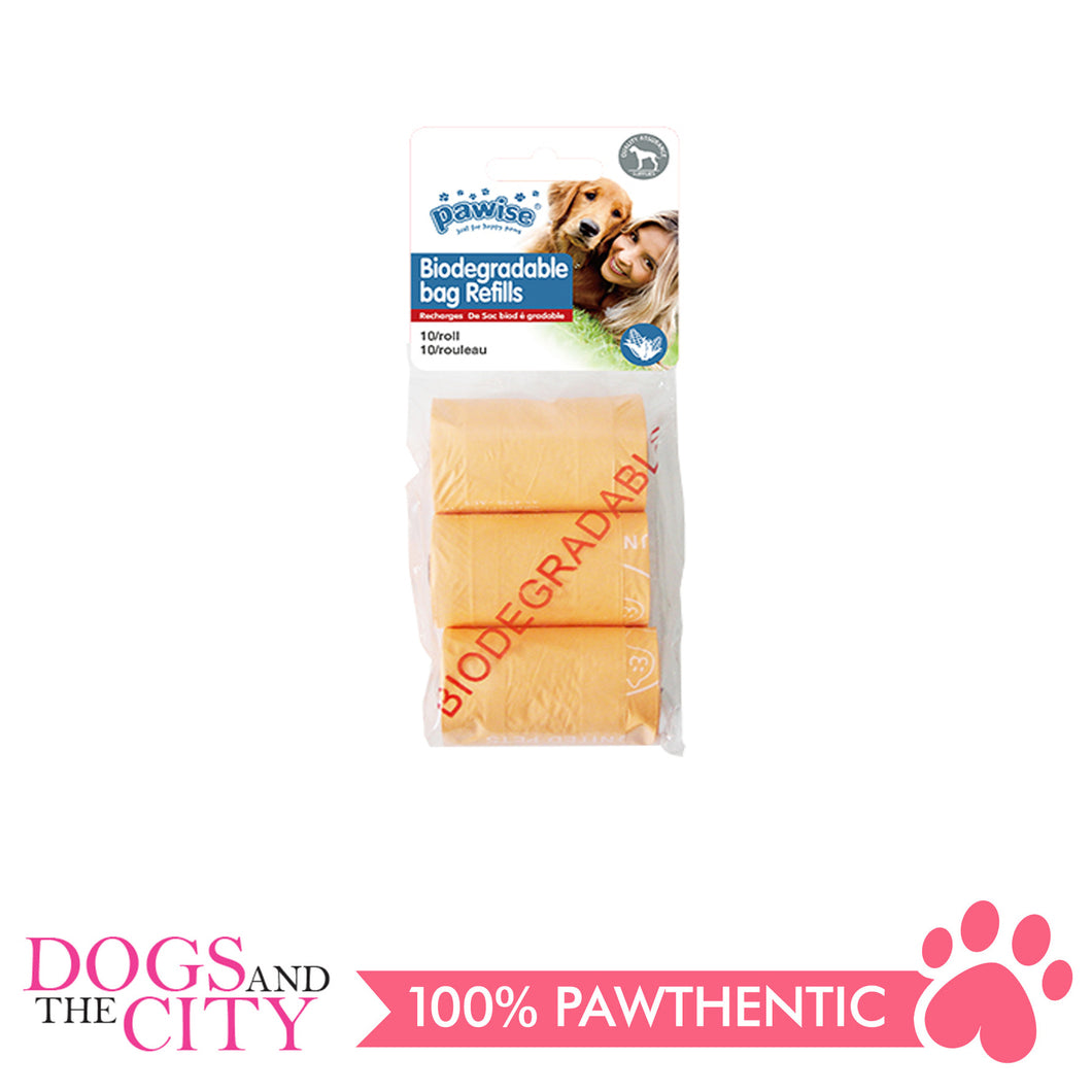 Pawise 11585 Pet Biodegradable Poop Bag 3pcs Refill - Dogs And The City Online