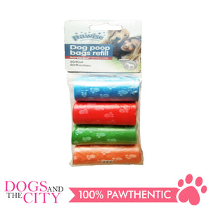Pawise 11598 Dog Poop Bag Refills 20 sheets x 8 rolls - All Goodies for Your Pet