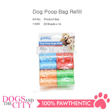 Load image into Gallery viewer, PAWISE 11599 Dog Poop Waste Bag Refills - 20sheets x 16 Rolls