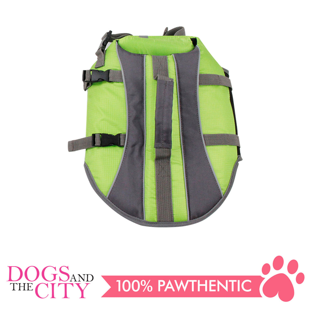 Pawise 12029 Dog Life Jacket Medium Green - All Goodies for Your Pet