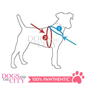 PAWISE 12033 Air Mesh Soft Adjustable Harness for Dog and Puppy XS w/1.5mm 1.2m Long Leash