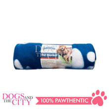 Load image into Gallery viewer, PAWISE 12376 Dog Pet Blanket w/Paw Design 100x70cm