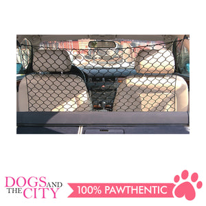 Pawise 12515 Pets Backseat Safety Net with Mounting Access 122x64cm - All Goodies for Your Pet