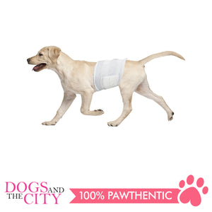 Pawise 12978 Dog Disposible Male Wraps 12pcs Large for 45-90 lbs - All Goodies for Your Pet