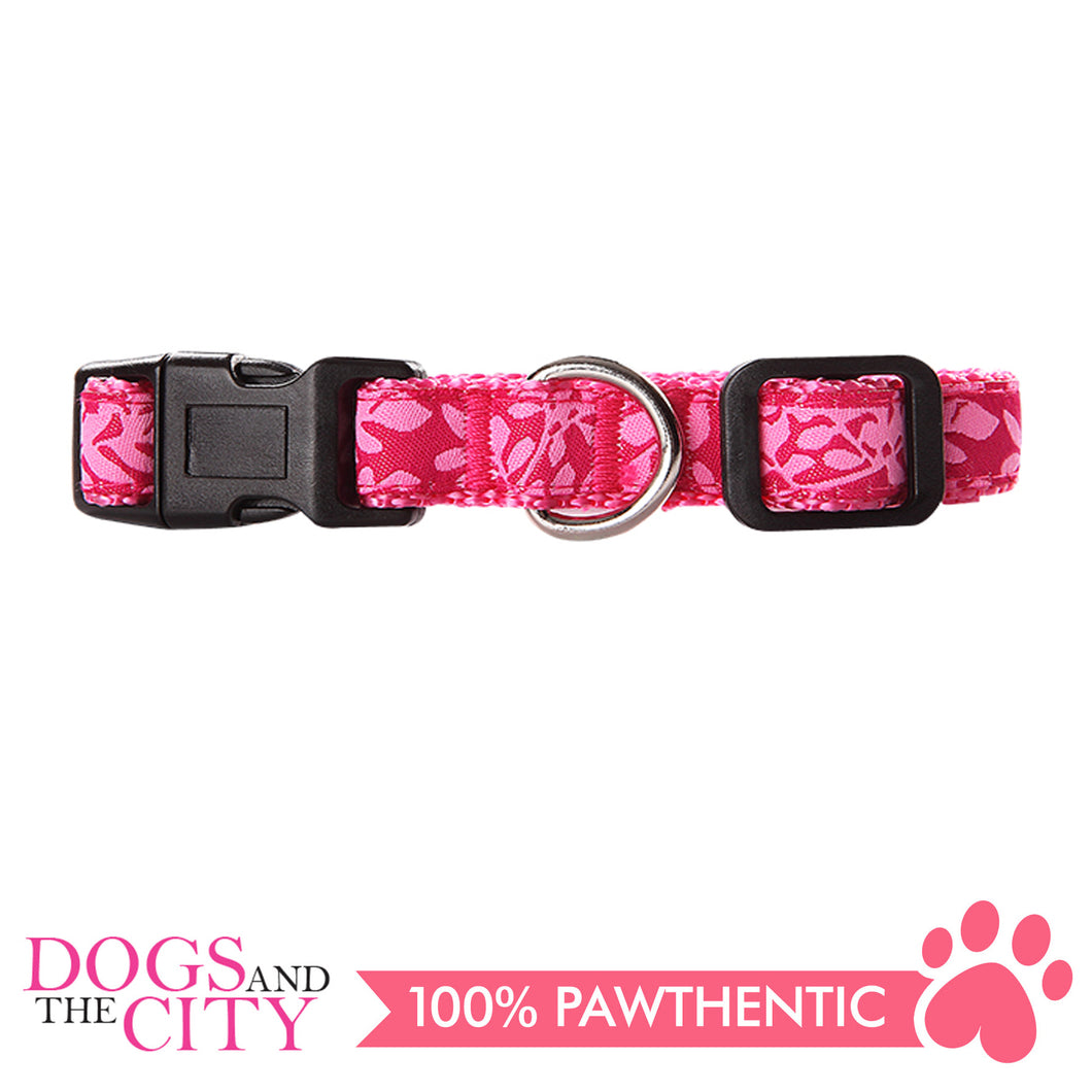 Pawise 13233 Dog Collar-Rose Medium (35-50CM/20MM) - All Goodies for Your Pet