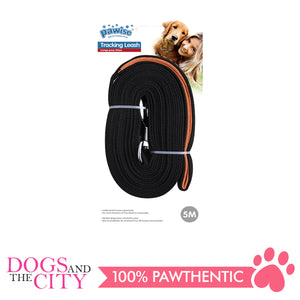 Pawise 13516 Flat Dog Leash with Loop Black 15m - All Goodies for Your Pet