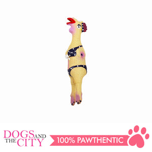 Pawise 14047 Dog Toy Latex Hen 24x5.5x4.5cm - All Goodies for Your Pet