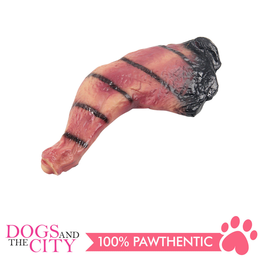 Pawise 14125 Dog Toy Vinyl Drumstick 9x16x2cm - All Goodies for Your Pet