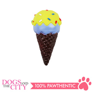 Pawise 14128 Vinyl Dog Toy Sprinkle Ice Cream 6.5x6.5x13.5cm - All Goodies for Your Pet