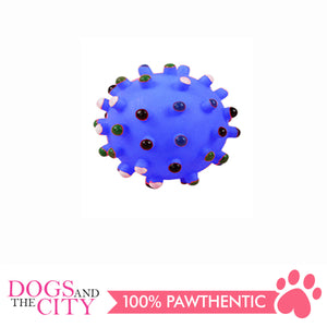 Pawise 14141 Vinyl Dog Toy spiky Dot Ball Small 6.5cm - All Goodies for Your Pet