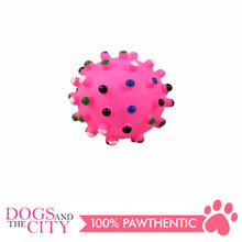 Load image into Gallery viewer, Pawise 14141 Vinyl Dog Toy spiky Dot Ball Small 6.5cm - All Goodies for Your Pet