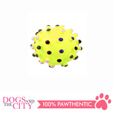 Load image into Gallery viewer, Pawise 14141 Vinyl Dog Toy spiky Dot Ball Small 6.5cm - All Goodies for Your Pet