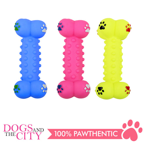 Pawise 14154 Dog Toy Vinyl dumbbell bone 16x6x6cm - All Goodies for Your Pet