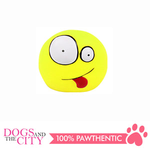 Pawise 14166 Dog Toy Vinyl Funny Face 9.5x7x10cm - All Goodies for Your Pet