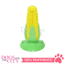 Load image into Gallery viewer, PAWISE 14474 Squeaky Dog Chew Dental Toy - Corn 15cm