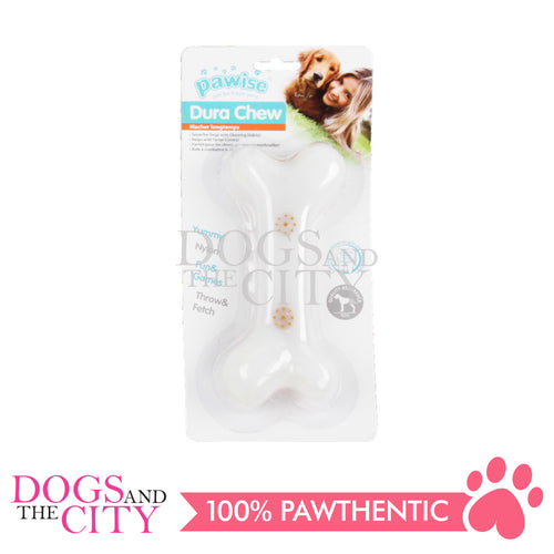 PAWISE 14483 Chewable Nylon Bone Dog Chew Toy - Large 17.5cm Toys for Dogs