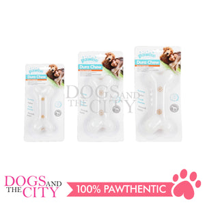PAWISE 14482 Chewable Nylon Bone Dog Chew Toy - Medium 15.5cm Toys for Dogs