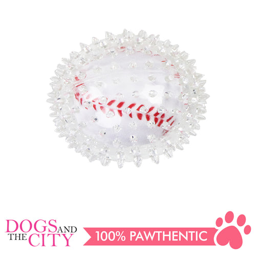 Pawise 14519 Dog Toy Sport Bouncing Ball Baseball 8.5cm - All Goodies for Your Pet