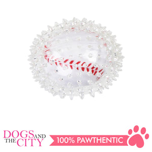 Pawise 14519 Dog Toy Sport Bouncing Ball Baseball 8.5cm - All Goodies for Your Pet
