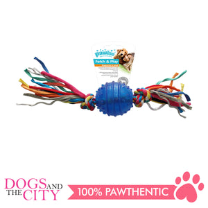 Pawise 14541 Dog Toy TPR Ball 6.3CM w/Rope - All Goodies for Your Pet
