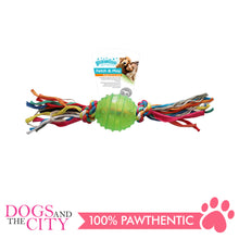 Load image into Gallery viewer, Pawise 14541 Dog Toy TPR Ball 6.3CM w/Rope - All Goodies for Your Pet