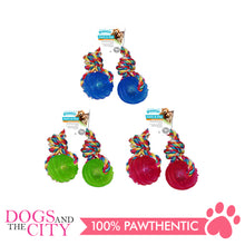 Load image into Gallery viewer, Pawise 14545 Dog Toy TPR 2 Balls w/Rope - All Goodies for Your Pet