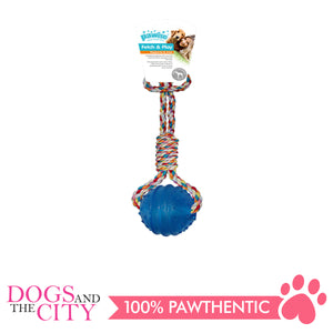 Pawise 14546 Dog Toy TPR Ball w/Rope Handle - All Goodies for Your Pet