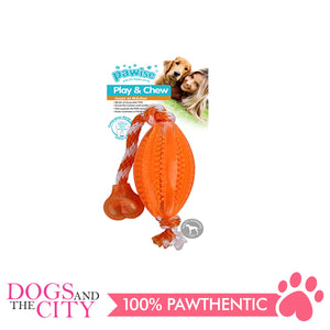 Pawise 14560 Dog Toy Play n Chew Football - All Goodies for Your Pet