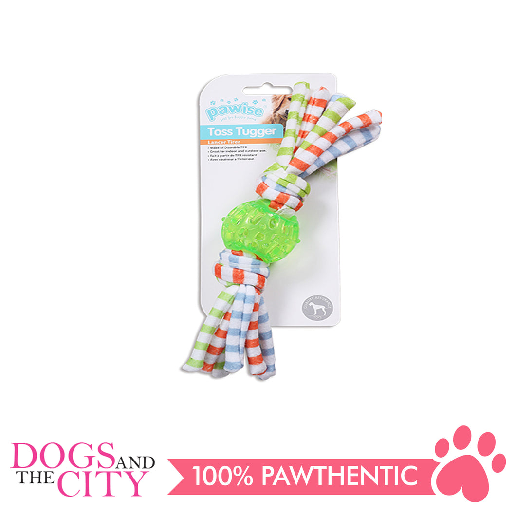 Pawise 14621 Dog Toy Toss Tugger Ball Small 24cm - All Goodies for Your Pet