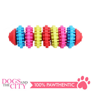 Pawise 14665 Rainbow World Gear Dog Toy Medium - Dogs And The City Online
