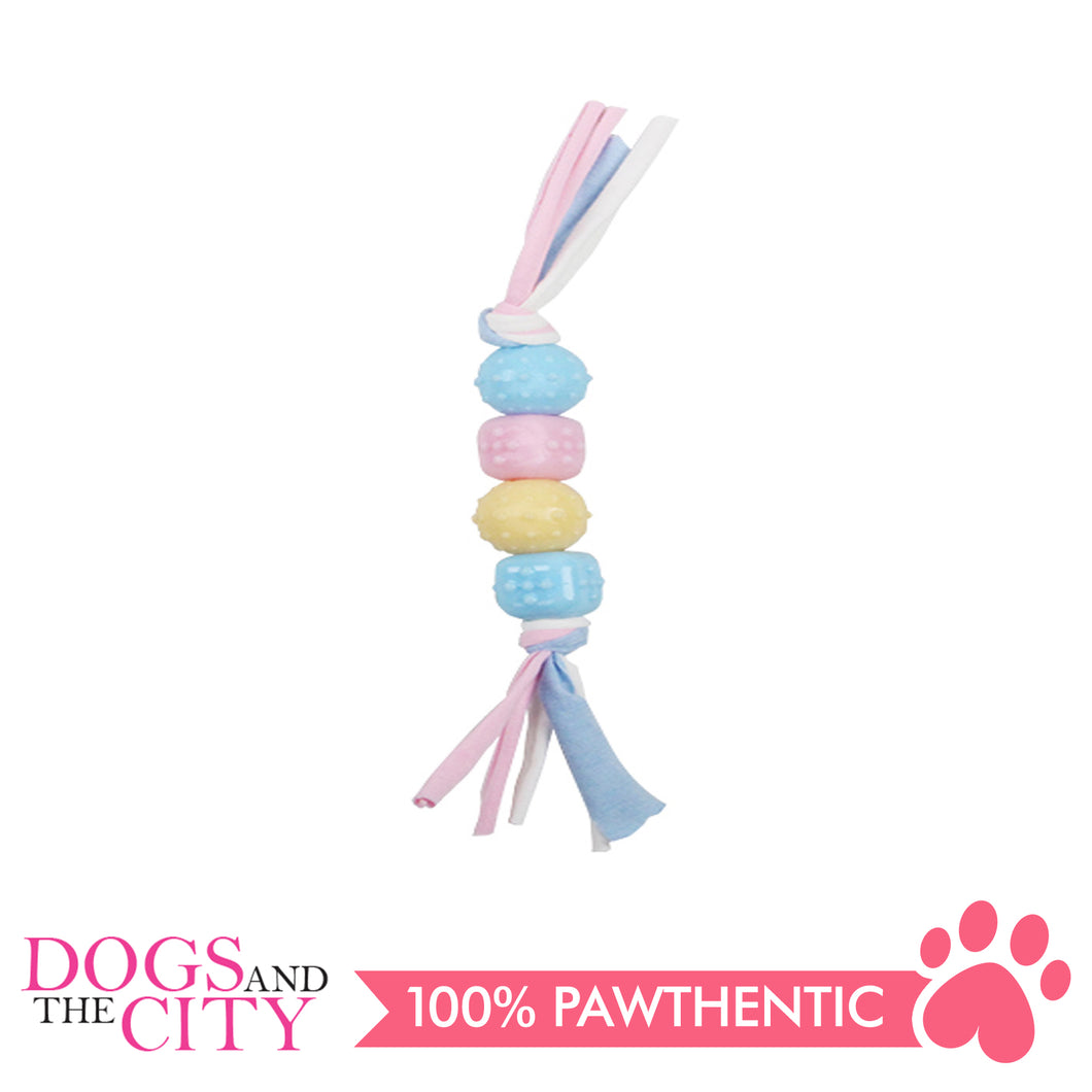 Pawise 14676 Dog Toy Puppy Life-Teething Balls w/ Rope - All Goodies for Your Pet