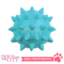 Load image into Gallery viewer, PAWISE 14715 Star Spiky Dental Toy Pet Ball w/ Bell 2.5 inches for Dog