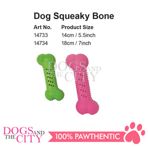 Pawise 14734 Dog Squeaky Bone - Large Toys for Dogs
