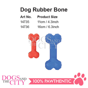 Pawise 14736 Dog Rubber Bone - Large Toys for Dogs