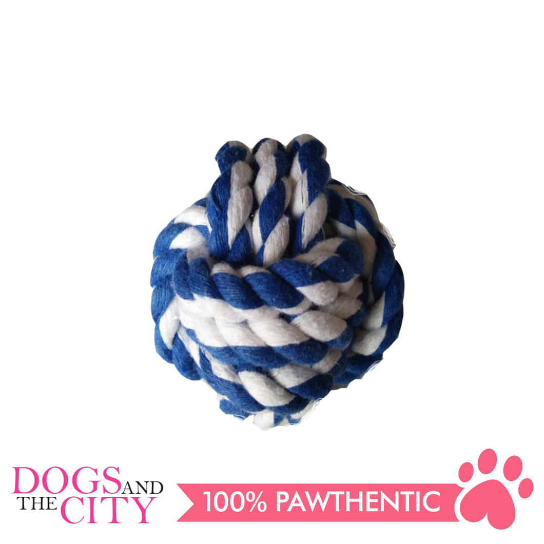 Pawise 14745 Rope Knot Ball 6cm Dog Toy - All Goodies for Your Pet