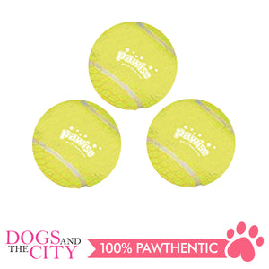 Pawise 14754 Pawise Squeaky Tennis Ball Dog Toy 6.3cm