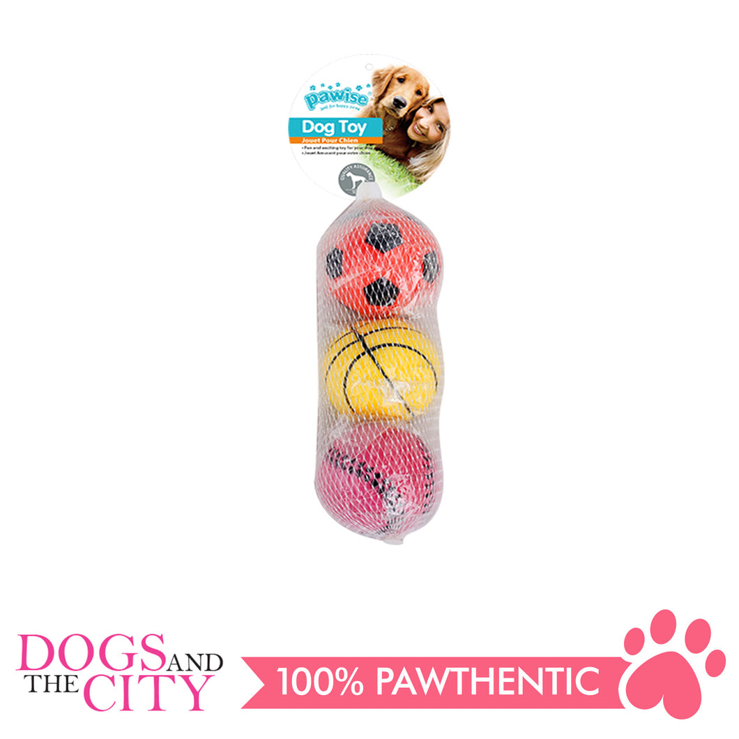 Pawise 14764 Dog Toy Sponge Ball 3/pack - All Goodies for Your Pet